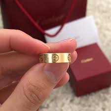 Cartier Love Ring Authentic Cartier Love Ring Size 52 Us 6 Moderate Scratching Throughout Except On The In 2020 Cartier Love Ring Wedding Rings For Women Love Ring