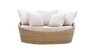 Modway siesta outdoor wicker patio canopy bed in espresso with white cushions. Patio Daybeds Patio Chairs Seating The Home Depot Canada