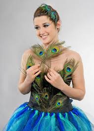 Nahfreies Last Minute Kostum Selbermachen Als Pfau Zu Fasching Minutes Ideas Diy Costumes Girls Tunics Costumes