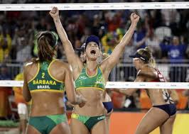 The men's tournament in volleyball at the 2016 summer olympics was the 14th edition of the event at the summer olympics, organised by the world's governing body, the fivb, in conjunction with the ioc. 3 Time Olympic Beach Volleyball Gold Medalist Kerri Walsh Jennings April Ross Upset By Brazil