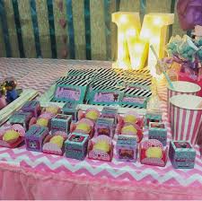 Lol Surprise Dolls Dessert Table Set Up Surprise Party Birthday Party Table Set Up