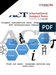 I really want to make sure this is the correct answer, so if it is not, could you please show. Act International Subject Tests Student Pack Chemistry Force