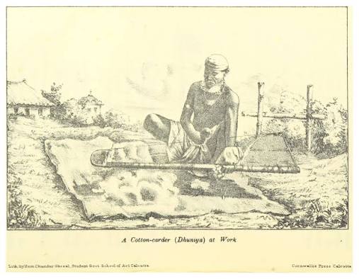 File:GRIERSON(1885) p144 A COTTON CARDER AT WORK.jpg - Wikimedia Commons