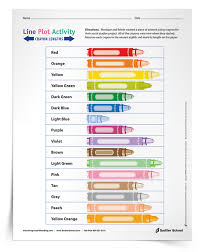 Free Line Plot Worksheet Using Fractions To Measure Crayon Lengths Grades 4 6 Plot Activities Line Plot Worksheets Line Math