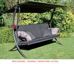 Outsunny gartenschaukel hollywoodschaukel bettfunktion gartenliege pavillon. Sungorl Hollywood Schaukel Royal Style 421000 Polster Artjardin
