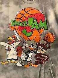 Space Jam Looney Tunes Taz Bugs Bunny Vintage Tshirt L Tie Dye Gray Fashion Clothing Shoes Accessories Mensclothi Drawing Space Wall Drawings Looney Tunes