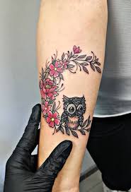 Attractive Bird Tattoo On Hand For Girls Small Cute Owl Tattoo C Mely Jellyfish Beautytatoos Cute Owl Tattoo Tattoos Body Art Tattoos