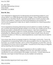 Get expert help and tips. Teacher Cover Letter 12 Best Sample Letters Examples