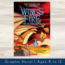 Wings of fire graphic novel series (graphic novel format) author: Wings Of Fire Graphic Novel 1 The Dragonet Prophecy Tui T Sutherland High Five Books In Awesome Downtown Florence Ma