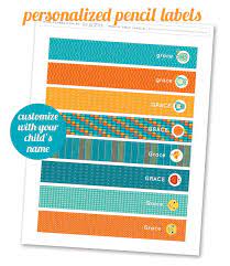 Basically, printable label templates are some kind of signs that you can stick on some things—like a bottle, book, a pencil case, and something like that. Personalized Back To School Organizing Labels Worldlabel Blog Pencil Labels Personalized School Supplies Labels Free School Labels