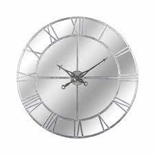We did not find results for: Large Round Silver Mirrored Wall Clock Roman Numerals 105cm Diameter