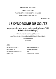 Keck p.e, pope h.g., cohen b.m., mcelroy s.l., nierenberg a.a. Pdf Le Syndrome De Goltz A Propos De Deux Cas Colliges Au Chu Tokoin De Lome Togo