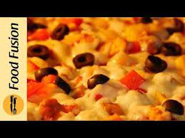 Bread Pizza Recipe By Food Fusion Youtube Food Recipes Fusion Food