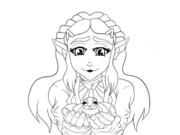 Champions by mikeluckas calamity ganon legend of zelda . Botw Zelda Colouring Sheet Enjoy Zelda