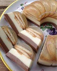 Mana datang ntah nama belinjau ni, huhu. Puding Lapis Biskut Marie Secantik Rupa Sesedap Rasa