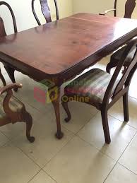 Just imagine how well a quality. Antique Dining Table With 6 Chairs For Sale In Hope Road Kingston St Andrew Furniture