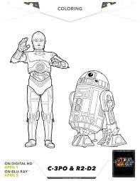 Attack of the clones (2002) Star Wars C 3po And R2 D2 Coloring Page Mama Likes This