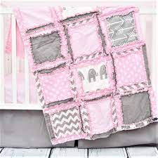 Elephant Chevron Crib Bedding Cheap Online