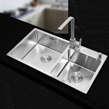 sets double bowl drawing double drainer