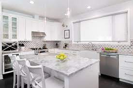 An all white kitchen with solid quartzite kitchen island and these modern bar stools create a super slick and ultra modern breakfast bar vibe. Kitchen Island Bar Stools Pictures Ideas Tips From Hgtv Hgtv