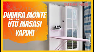 Diy Duvara Monte Utu Masasi Yapimi 2020 Duvar Fikirler Ev Dekorasyonu