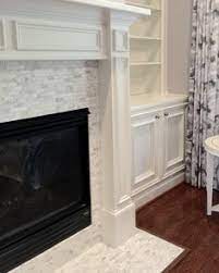Natural stone fireplace surrounds are appealing to commercial developers and homeowners alike for a crisp, modern statement. 15 White Stone Fireplaces Ideas Fireplace Design Fireplace Makeover Fireplace Remodel