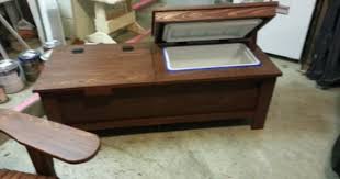 Coffee table built in beverage cooler. Cooler Coffee Table Combo Man Cave Coffee Table Cool Coffee Tables Coffee Table Cooler