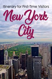 New York City Itinerary For First Time Visitors 6 Days In New York City Must See Sights Including Central Pa New York City Map New York City Travel Itinerary