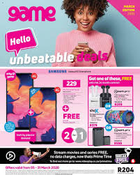 Game Specials Game Catalogue Game March Cellular Deals Game