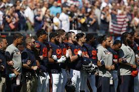 Here is the timeline of crossfire of praise and. More Than 200 Nfl Players Sit Or Kneel During National Anthem Chicago Tribune