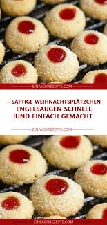 Saftige Weihnachtsplatzchen Engelsaugen Schnell Und Einfach Gemacht Kekse Rezept Einfach Platzchen Rezept Einfach Engelsaugen