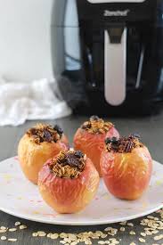 Transfer the chips to a bowl and let cool before serving. Pumpkin Spice Air Fryer Baked Apples Simple Vegan Recipes