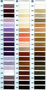 Aurifil Thread Cotton Color Chart