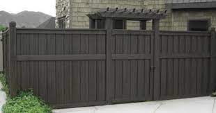 We tried to consider all the trends and styles. Design Indulgence The Lottery Fence Design Backyard Fences Fence Stain Colors
