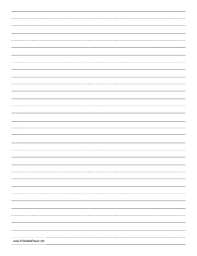 Cursive handwriting is very functional, and is intended to be used in everyday writing. Children Learning To Print Or Write Cursive Can Use This Dashed Paper In School Or At Home To Practice Penman Penmanship Handwriting Analysis Learn Handwriting