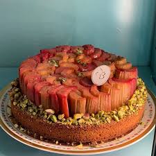 Every Sunday Needs A Bit Of Douceur An Incredible Stop You Dead In Your Tracks Rhubarb Tarte From One Of Our Favorite Pastry Bouti Paris Food Food Travel Food