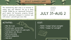 Return to Roots – Adult Summer Camp