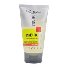 L'oreal loreal studio mineral & control strong hold gel hair paste 150ml. Loreal Studio Line Invissi Fix 24h Clear Clean Gel 8 150 Ml Amazon De Beauty