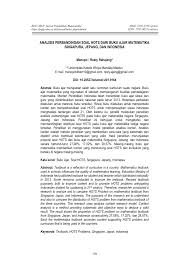 Maybe you would like to learn more about one of these? Pdf Analisis Perbandingan Soal Hots Dari Buku Ajar Matematika Singapura Jepang Dan Indonesia