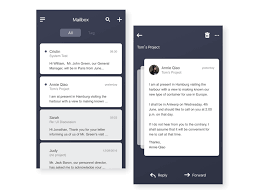 Mailbox App Design Mailbox Web Design