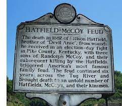 Hmgt 08 Hatfield Mccoy Feud Marker Matewan Hatfields And Mccoys Hatfield And Mccoy Feud West Virginia History