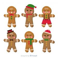 Lovely Christmas Cookies Collection Free Free Vector Freepik Freevector C Christmas Lollipops Merry Christmas Card Gingerbread House Template Printable