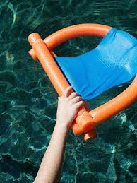 Easy Diy Pool Noodle Chair Float Made With Materials From The Dollar Store Diy Pool Pool Noodles Noodle Chair