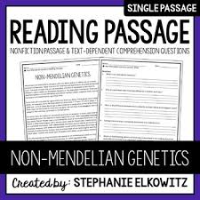 In your groups of 2, complete the worksheet below. Non Mendelian Genetics Worksheets Teaching Resources Tpt