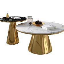 Helena coffee table is just right for grounding the space by your sofa or chair. Modern Design Luxury Coffee Table Set Round Marble Top Stainless Steel Gold Base Large And Small Combination Furniture Buy Coffee Table Set Round Coffee Table Coffee Table Marble Product On Alibaba Com