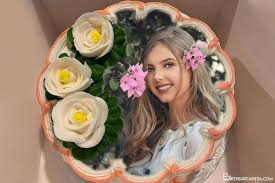 With tenor, maker of gif keyboard, add popular happy birthday cake animated gifs to your conversations. Happy Birthday Flowers Wishes Cake With Photo