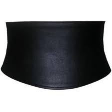 Wide Black Belt From The Latest Thing Belts For Women Black Waist Belt Black Corset Belt