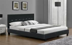 This zinus king size bed is a more sober approach to platform beds that fit a bedroom decor set with less personality and more harmony. Super King Size Bed Frame Black Faux Leather Finish Solid Build Bedroom Home For Sale Online Ebay
