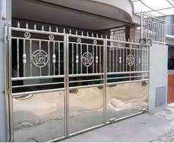 Pintu pagar stainless steel atau pintu gerbang stainless steel adalah salah satu jenis pintu pagar yang sangat populer dan banyak diminati pada saat ini. Pintu Pagar Rumah Stainless Steel Konstruksi Dan Taman 524829552