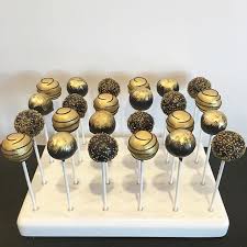 30th Birthday Cupcakes Black And Gold Black And Gold Cake Pops Black And Gold Birthday Cake Black And Gold Cake Birthday Cake Pops